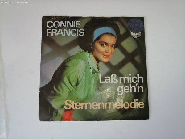 single Connie Francis - Lass mich gehn / Sternenmelodie