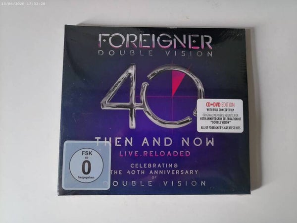 CD & DVD set Foreigner - Then and now   NIEUW