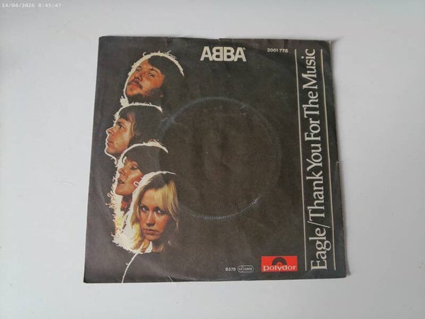 single ABBA - Eagle / Thank you for the music