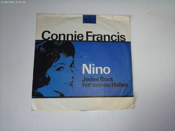 single Connie Francis - Nino / Jedes Boot hat seinen Hafen