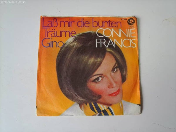 single Connie Francis - Lass mir die bunten Traume  Gino