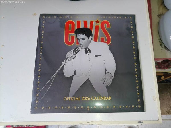 Kalender / Calender 2026 Elvis Presley NIEUW
