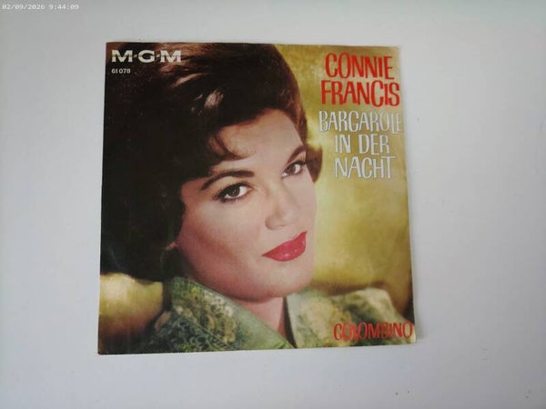 single Connie Francis - Barcarole in der Nacht