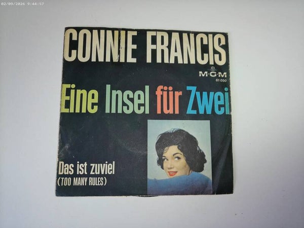 single Connie Francis - Eine Insel fur Zwei
