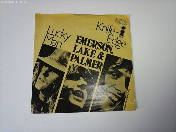 Single Emerson, Lake & Palmer - Lucky man / knife edge
