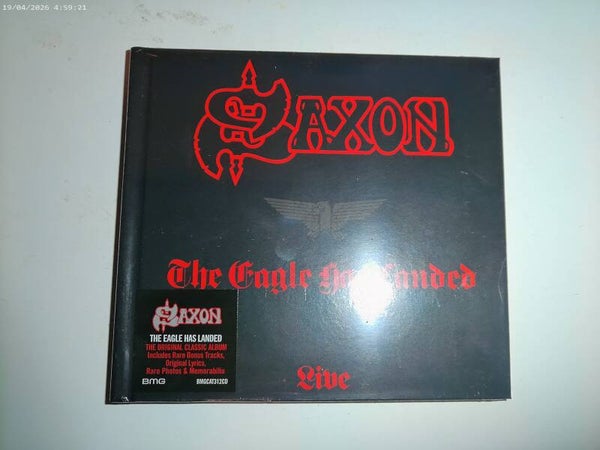 CD Saxon - The Eagle has landed Live   NIEUW