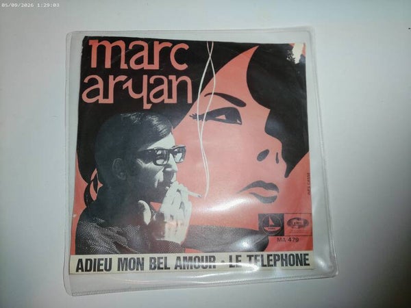 single Marc Aryan - Adieu mon bel amour