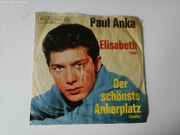 single Paul Anka - Elisabeth / Der Schonste Ankerplatz