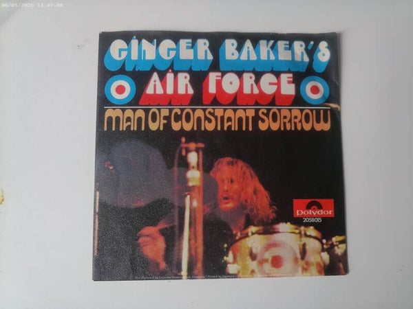 single Ginger Baker's Air Force - Man of constant Sorrow
