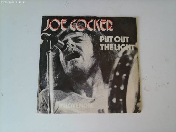 single Joe Cocker - Put out the light / If I Love more
