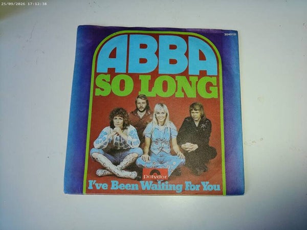 Single ABBA - So long / I've been waiting for you
