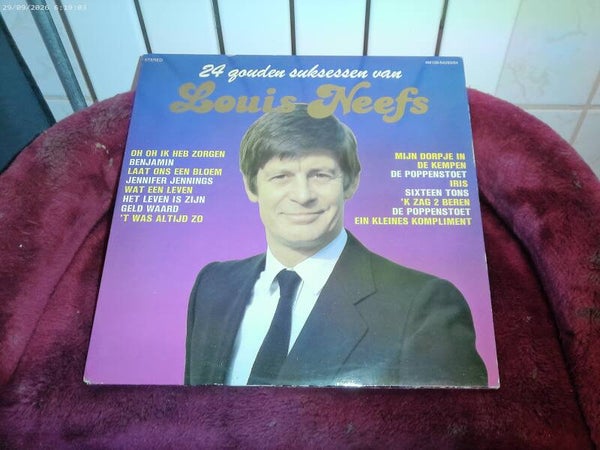 Dubbel LP 24 gouden suksessen van louis Neefs