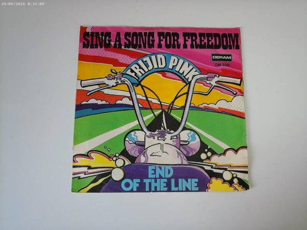 single Frijid Pink - Sing a song for freedom / End of the line
