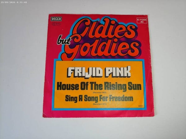 single Frijid Pink - House of the rising sun  ( OLDIES )