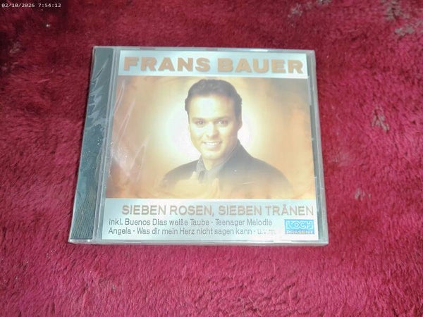 CD Frans Bauer - Sieben Rosen Sieben Tranen  NIEUW