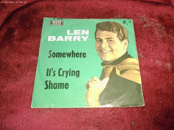 Len Barry - Somewhere / It;s Crying shame