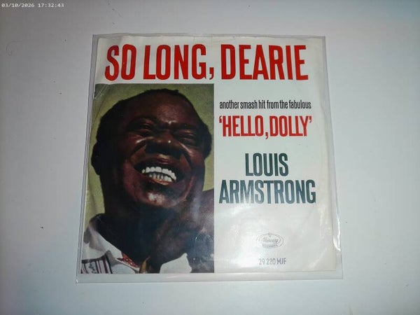 Single Louis Armstrong - So long dearie / Hello Dolly