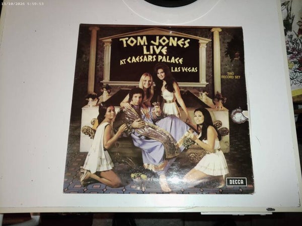 Dubbel LP Tom Jones Live at Caesar's Palace
