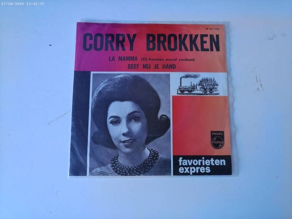 single Corry Brokken  - la mamma / Geef mij je hand