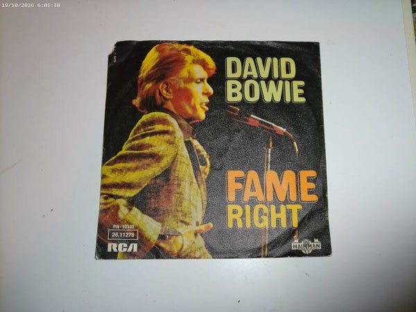 Single David Bowie - Fame / Right