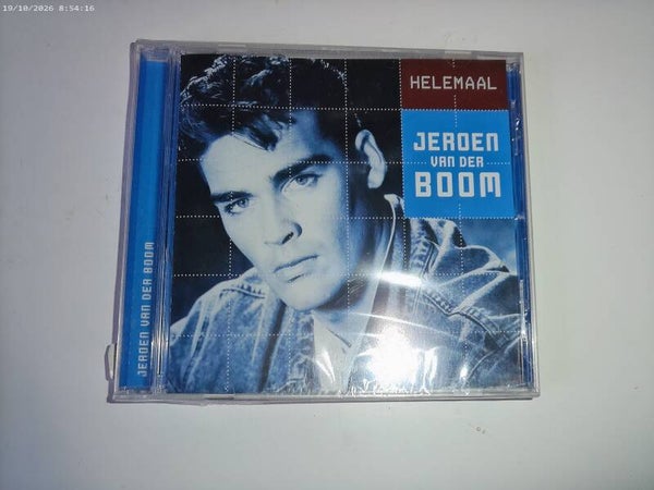 CD Jeroen van de Boom - Helemaal  NIEUW