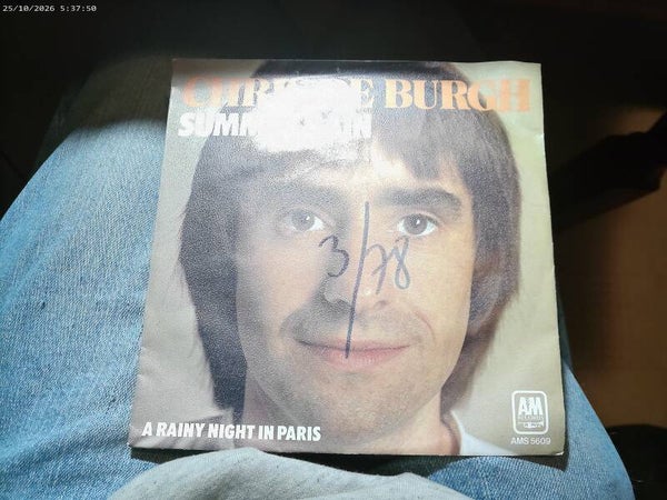 single Chris de Burgh - Summer Rain ( PROMO )