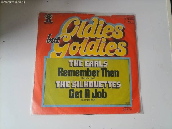 Single The Earls / The Silhouettes ( Oldies )