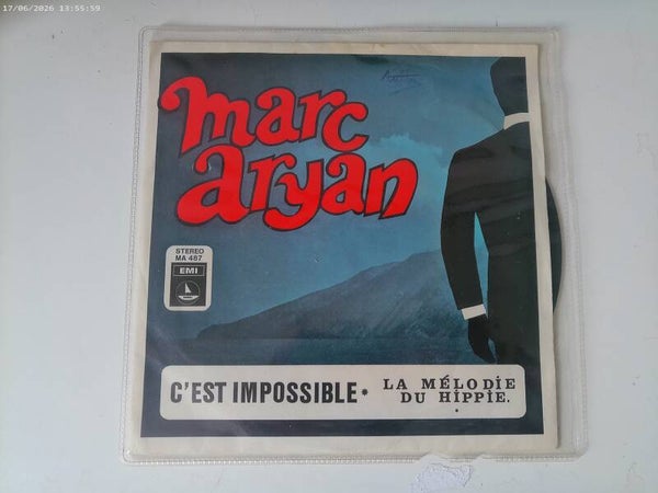 single Marc Aryan - C'est impossible / La melodie du Hippie