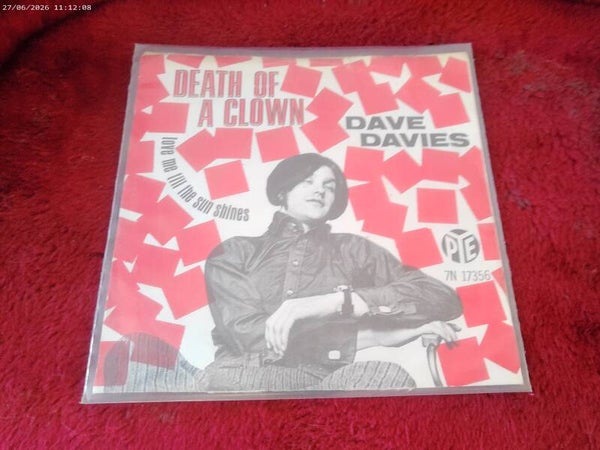 Single Dave Davies - Death of a Clown NL