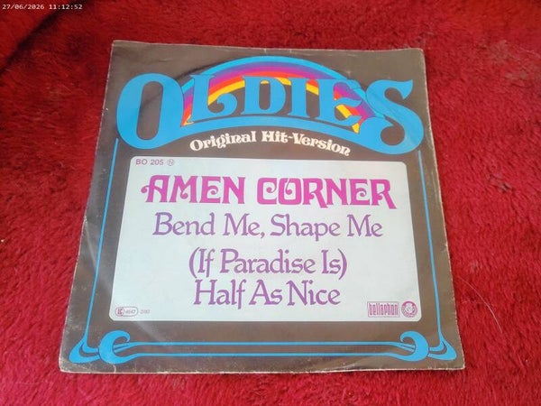 Single Amen Corner - Bend me shape me / Half as Nice ( OLDIES )