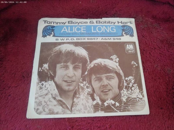 Single Tommy Boyce & Bobby Hart - Alice Long