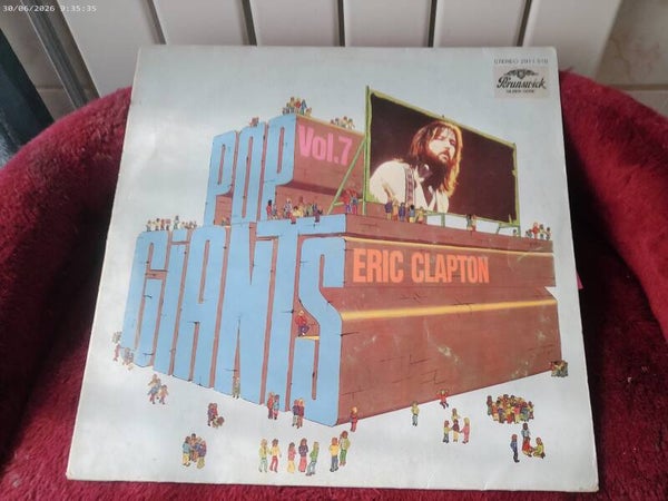 LP Eric Clapton - Pop Giants