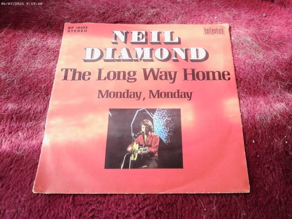 Single Neil Diamond - The Long way home / Monday monday