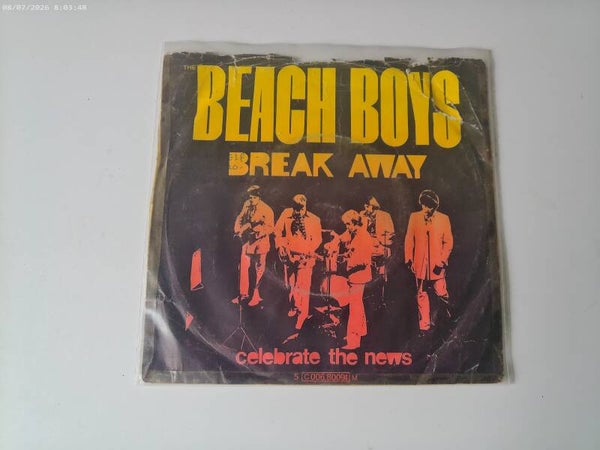 single The Beach Boys - Break Away / Celebrate the news ( NL )