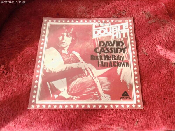 Single David Cassidy - Rock me Baby / I am a clown ( double hit )