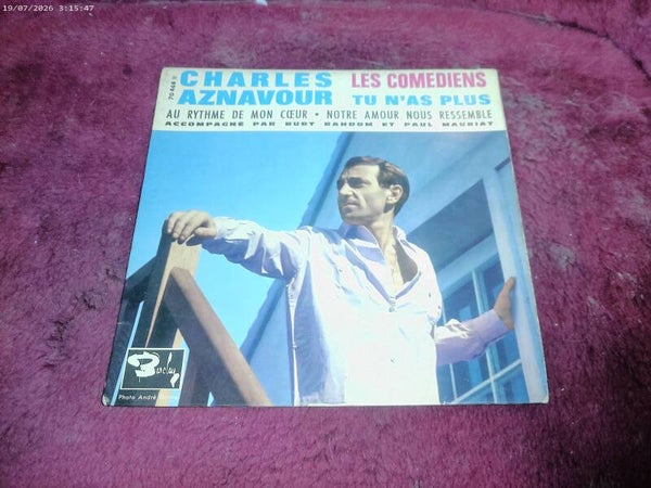 single Ep Charles Aznavour - Les Comediens