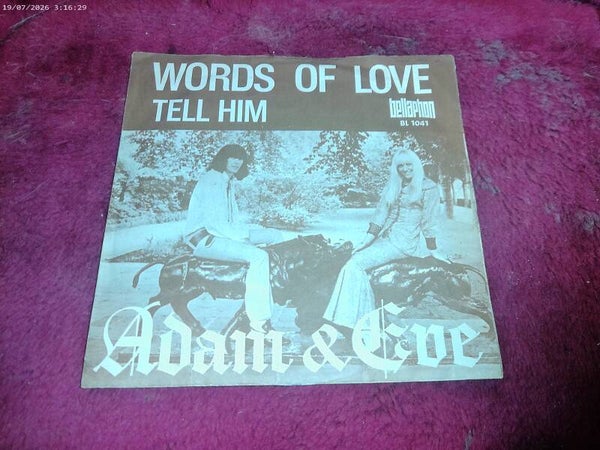 single Adam & Eve - Words of Love / Tell him