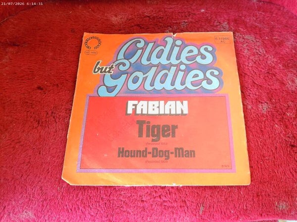 Single Fabian - Tiger / Hound dog man ( OLDIES )