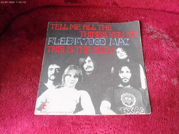 Single Fleetwood Mac Tell me all the things you do / This is the rock