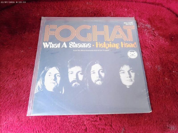Single Foghat - What a Shame / Helping hand  PROMO