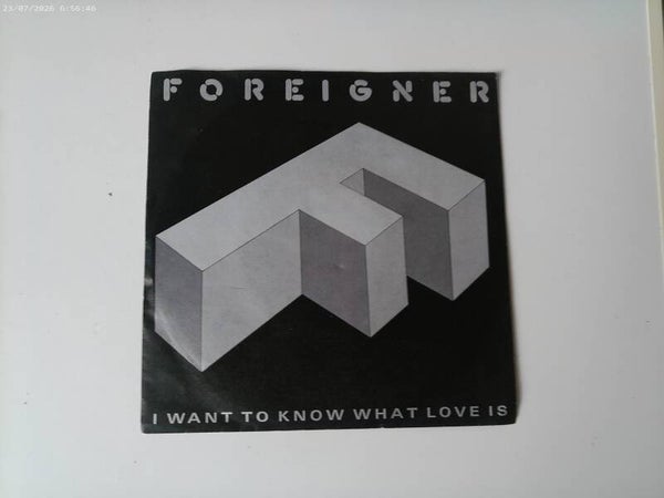 single Foreigner - I wat to know what love is