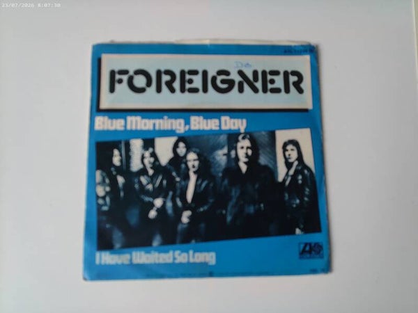Single Foreigner - Blue Morning Blue Day / I have waited so long