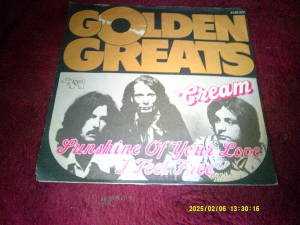single Cream - Sunshine of your Love / I feel free