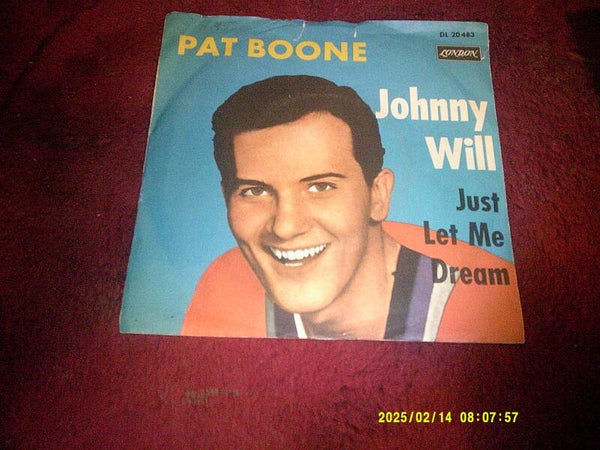 single Pat Boone - johnny Will / Just let me dream