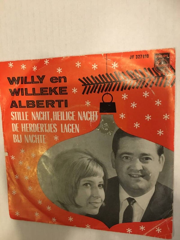 singles-Willy en Willeke Alberti - stille nacht, heilige nacht