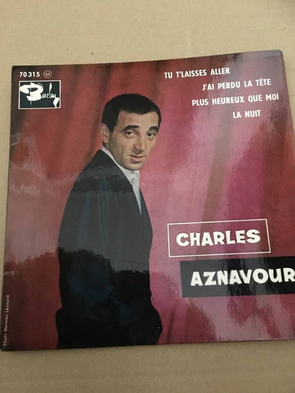 single-Charles Aznavour - tu t'laisses aller