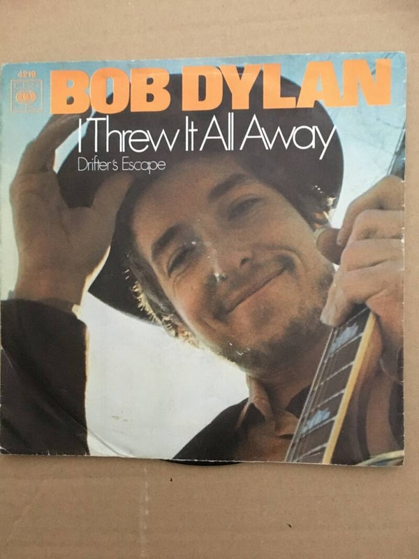 single-Bob Dylan - I threw it all away