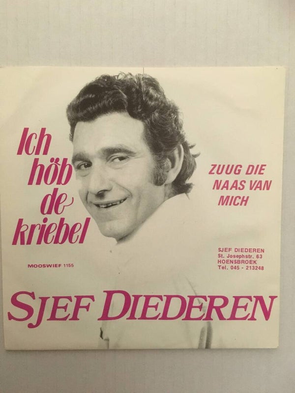 single-Sjef Diederen - Ich hob de kriebels