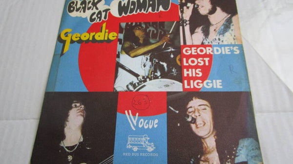 single-Geordie - Black cat woman