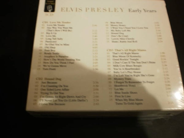 3 CD set Elvis Presley - Early Years   NIEUW